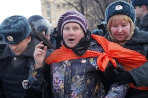 ルビヤンカ広場での抗議集会