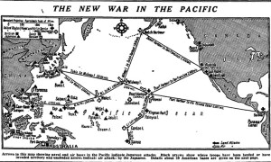 太平洋戦争地図