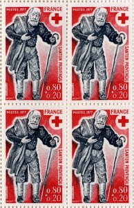 プロヴァンス地方の人形　1977年発行　フランス赤十字切手